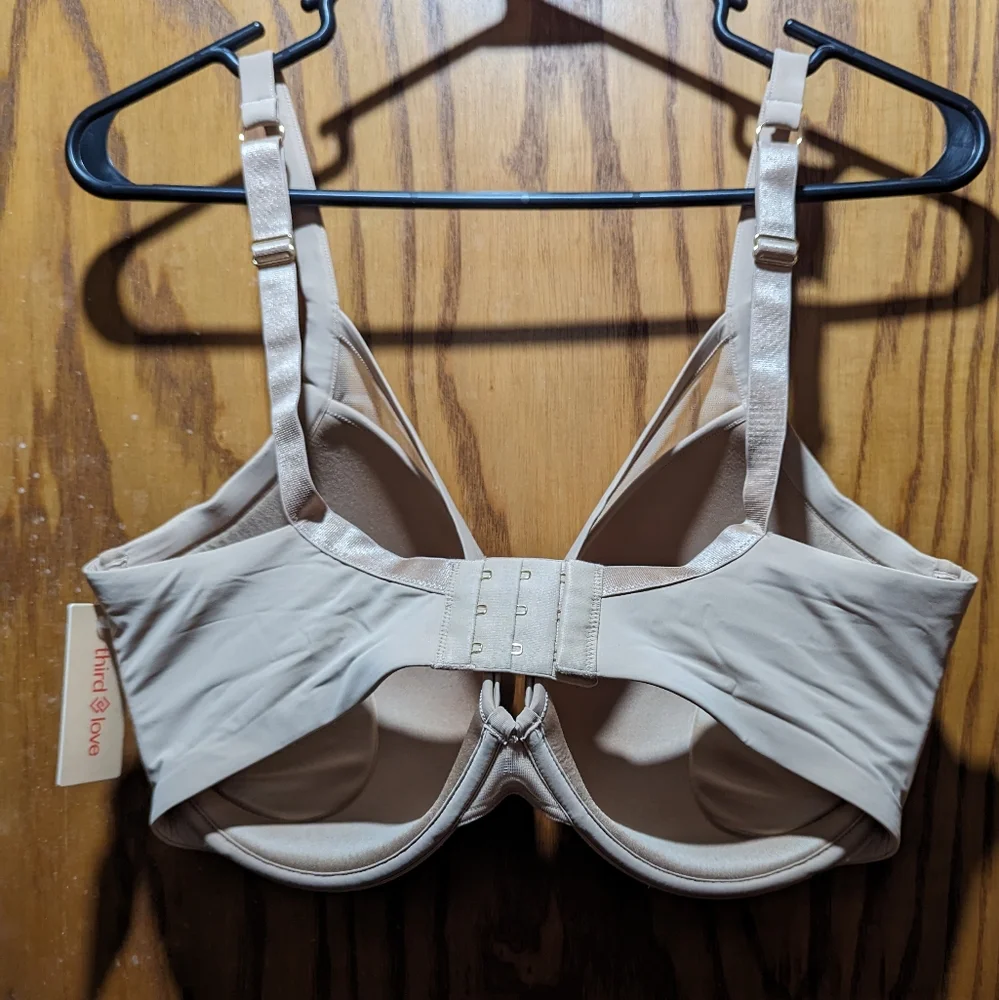 ThirdLove Taupe 24/7® Classic Uplift Plunge Bra 36G NWT - Picture 7 of 9